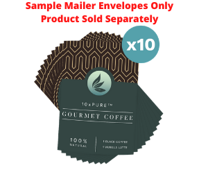 10xPURE™ Coffee Sample Mailers - 10 Count